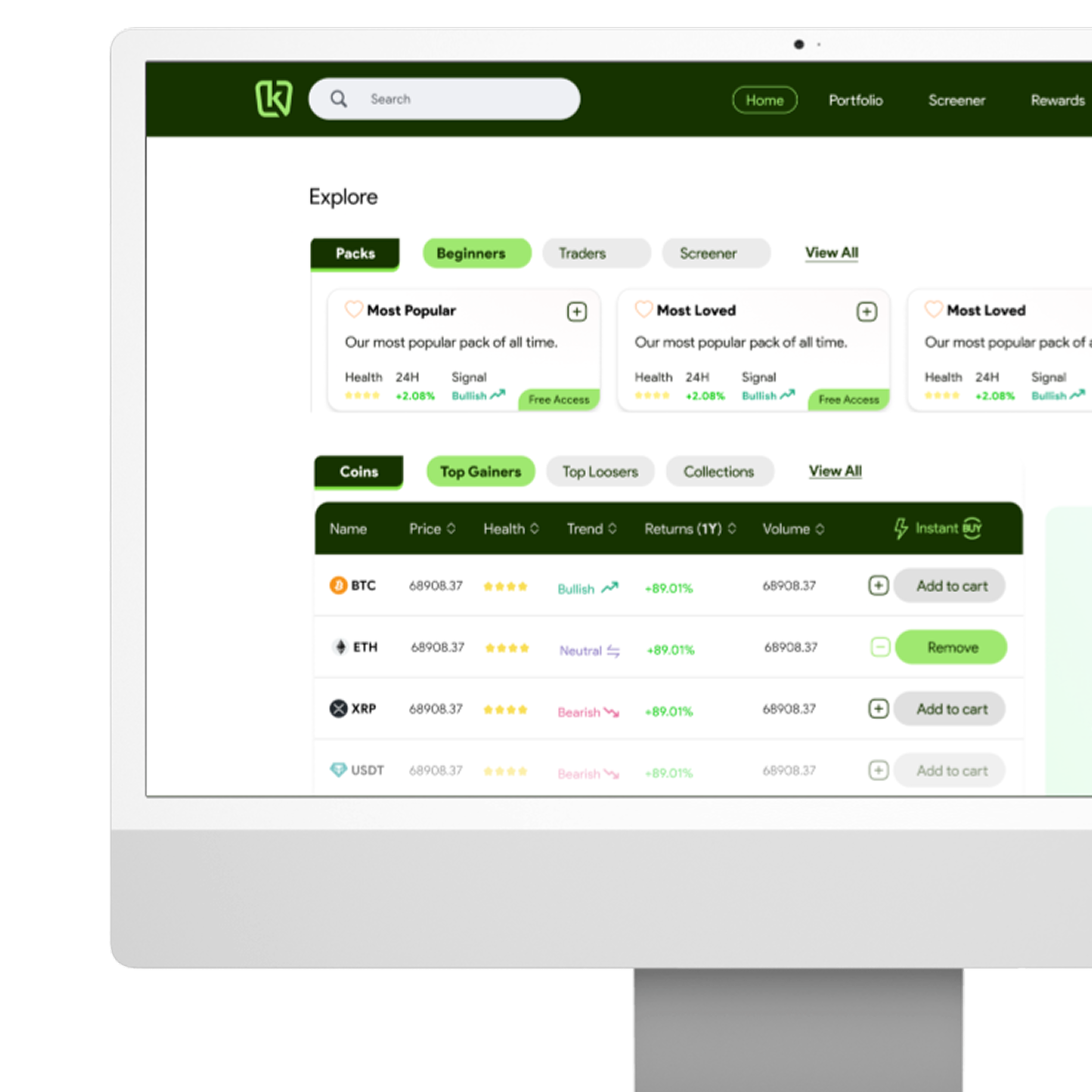 KoinBasket App Experience 2